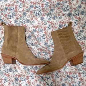 Reformation cowboy ankle boots